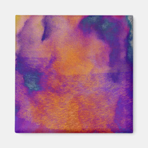Aimant Eau couleur rouge jaune bleu violet art graphique