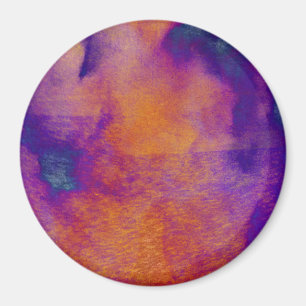 Aimant Eau couleur rouge jaune bleu violet art graphique