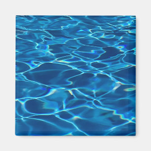 Aimant Eau de la piscine bleu foncé