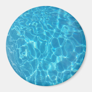Aimant Eau de piscine bleu ciel cristallin