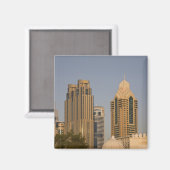 Aimant EAU, Dubaï. Minaret de la mosquée à Al Wasl, avec (Recto/Verso)