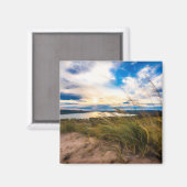 Aimant Eau | Glen Lake Dunes de l'ours couché Michigan (Recto/Verso)