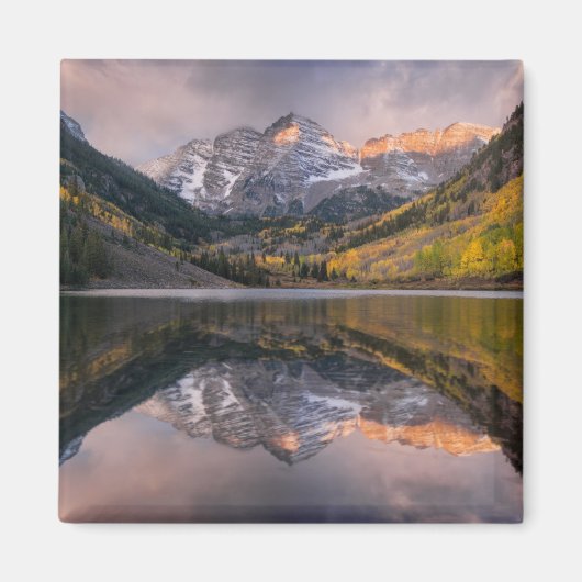 Aimant Eau | Maroon Bells Colorado (Devant)