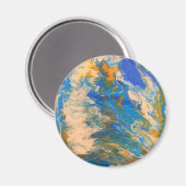 Aimant Eau salée abstraite (Recto/Verso)