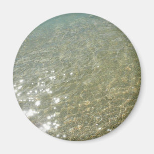 Aimant Eau sur la plage I Photographie de nature abstrait