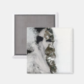 Aimant Eaux de fonte le long de la côte ouest du Groenlan (Recto/Verso)