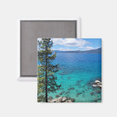 Aimant Eaux limpides du lac Tahoe (Recto/Verso)