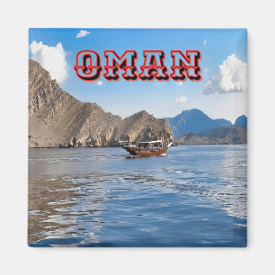 Aimant Eaux omanaises sereines et montagnes majestueuses