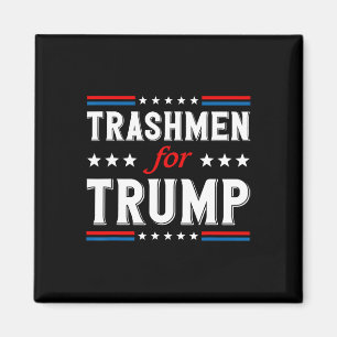 Aimant Éboueurs pour Trump 2025 Élection drôle Garbygeman