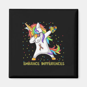 Aimant Écarts de la licorne Dabbing Puzzle Autisme