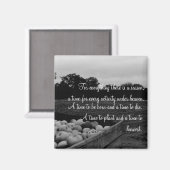 Aimant Ecclésiaste 3:2 (Recto/Verso)