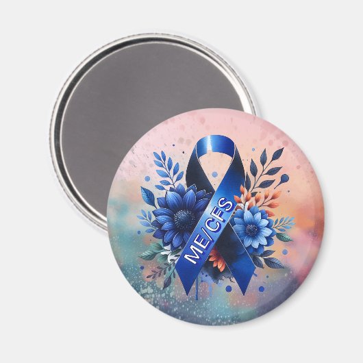 Aimant Écéphalomyélite myalgique Ruban de sensibilisation (Recto/Verso)