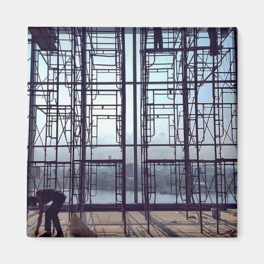 Aimant Échafaudage dans le hall (Devant)