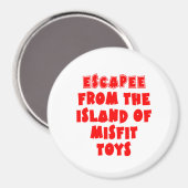 Aimant Échapper de l'île des jouets en mauvais état (Recto/Verso)