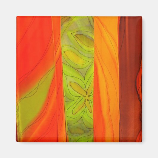 Aimant Écharpes à motifs (Devant)