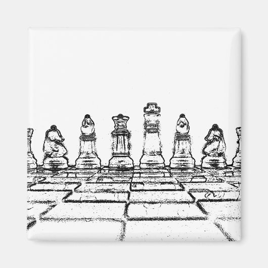 Aimant Échecs (Devant)