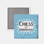 Aimant Échecs Est Sous-Évaluateur De Réfrigérateur (Recto/Verso)