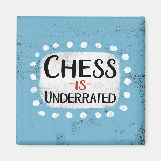 Aimant Échecs Est Sous-Évaluateur De Réfrigérateur (Devant)