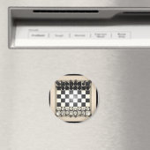 Aimant Échecs et pièces d'échecs : (In Situ (Lave-vaisselle))