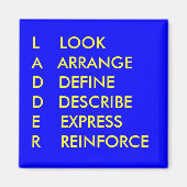 AIMANT ÉCHELLE. (Devant)