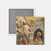 Aimant Échelle de l'Ascent Divin par Emmanuel Tzanes (Recto/Verso)