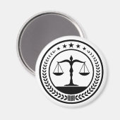 Aimant Échelles de justice | Classique (Recto/Verso)
