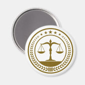 Aimant Échelles de justice | Classique (Recto/Verso)
