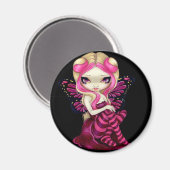 Aimant "éclair rose" (Recto/Verso)