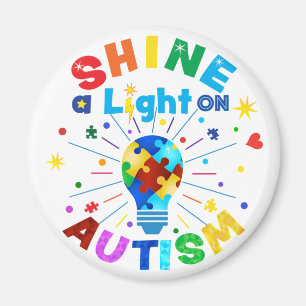 Aimant ÉCLAIREZ une lumière sur AUTISM