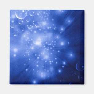 Aimant Éclat de galaxie de bleu de cobalt