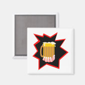 Aimant Éclatement de la boue de bière (Recto/Verso)