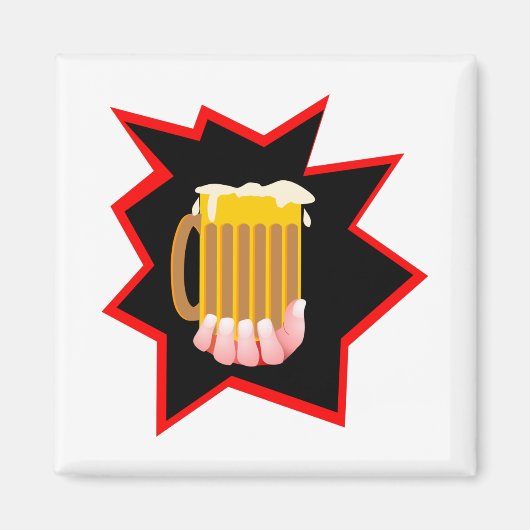Aimant Éclatement de la boue de bière (Devant)