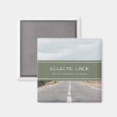 Aimant Eclectique Chick Find Me sur YouTube & Facebook (Recto/Verso)