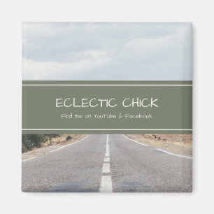 Aimant Eclectique Chick Find Me sur YouTube & Facebook