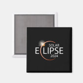 Aimant Eclipse 2024 Shirt Total Solar Eclipse Party (Recto/Verso)