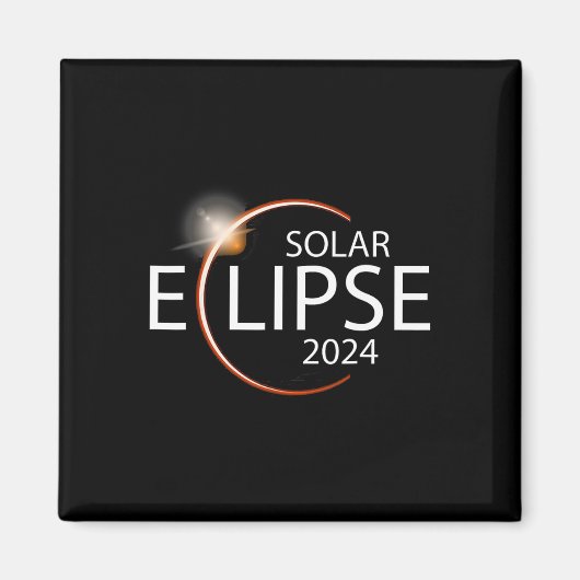 Aimant Eclipse 2024 Shirt Total Solar Eclipse Party (Devant)