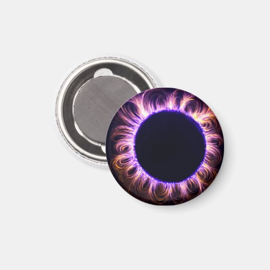 Aimant éclipse solaire (Recto/Verso)