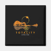 Aimant Éclipse Solaire 2024 Éclipse Solaire Total 4,08,24 (Devant)