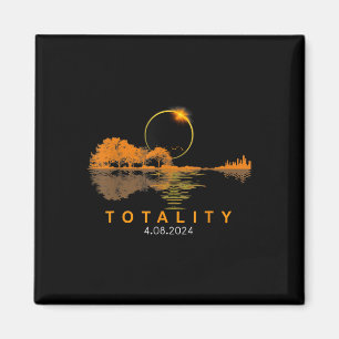 Aimant Éclipse Solaire 2024 Éclipse Solaire Total 4,08,24