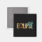 Aimant Éclipse solaire 2026 Éclipse 12 août 2026 Ciel (Recto/Verso)
