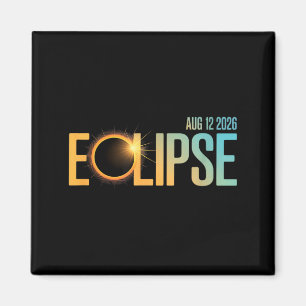 Aimant Éclipse solaire 2026 Éclipse 12 août 2026 Ciel