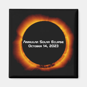 Aimant Éclipse solaire annuelle 2023