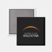 Aimant éclipse solaire argentine 2020 éclipse solaire arg (Recto/Verso)