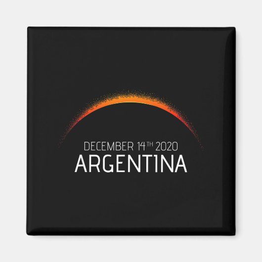 Aimant éclipse solaire argentine 2020 éclipse solaire arg (Devant)