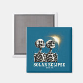 Aimant Éclipse solaire de totalité Illustration 04 08 (Recto/Verso)