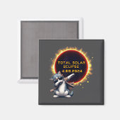 Aimant Éclipse solaire mignonne Éclipse solaire totale (Recto/Verso)