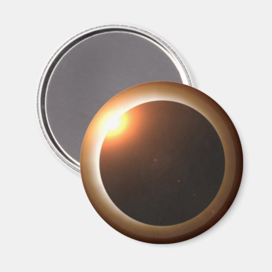 Aimant Éclipse solaire totale (Recto/Verso)