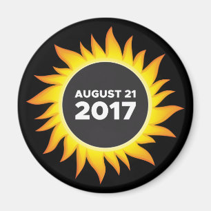 Aimant Éclipse solaire totale - 08.21.2017