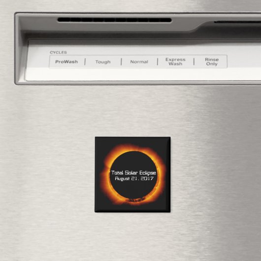 Aimant Éclipse solaire totale 2017 (In Situ (Lave-vaisselle))