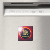Aimant Éclipse solaire totale 2024 (In Situ (Lave-vaisselle))